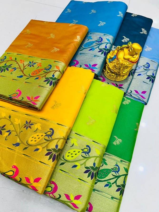 Munnar paithani Soft Silk Designer Sarees Catalog